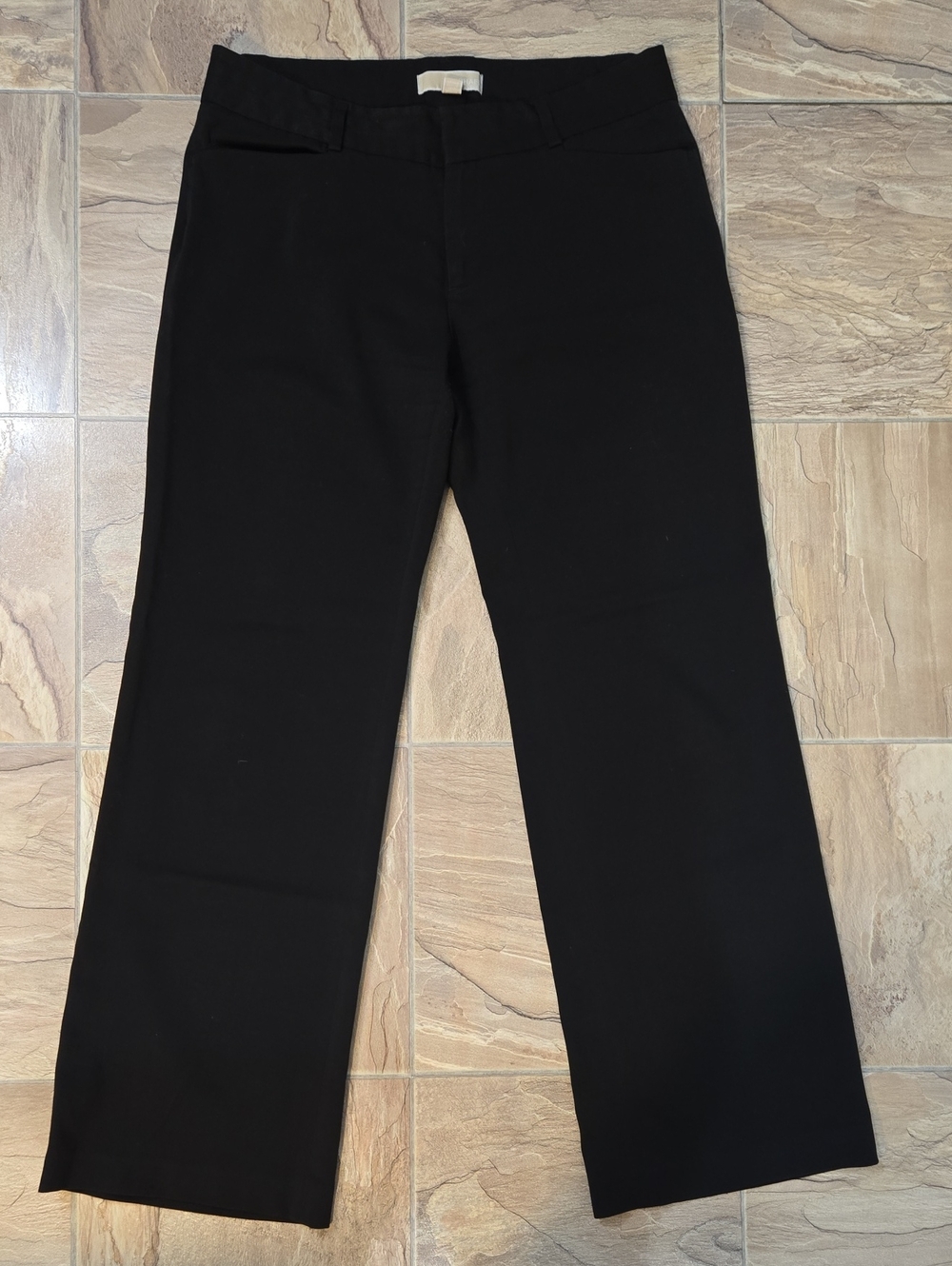 Michael Kors Women's Black Straight-Leg Dress Pants